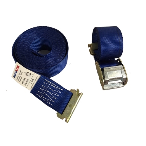 Seculok 2"x20' Cam Buckle Straps with Spring Fittings