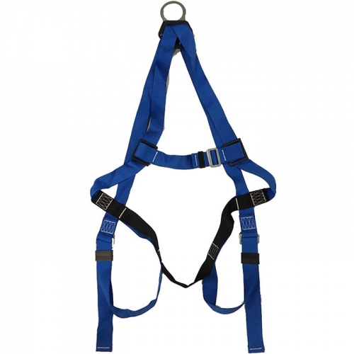 SECULOK Blue Safety Harness 3 Adjustable Points with 6' Shock Energy Lanyard